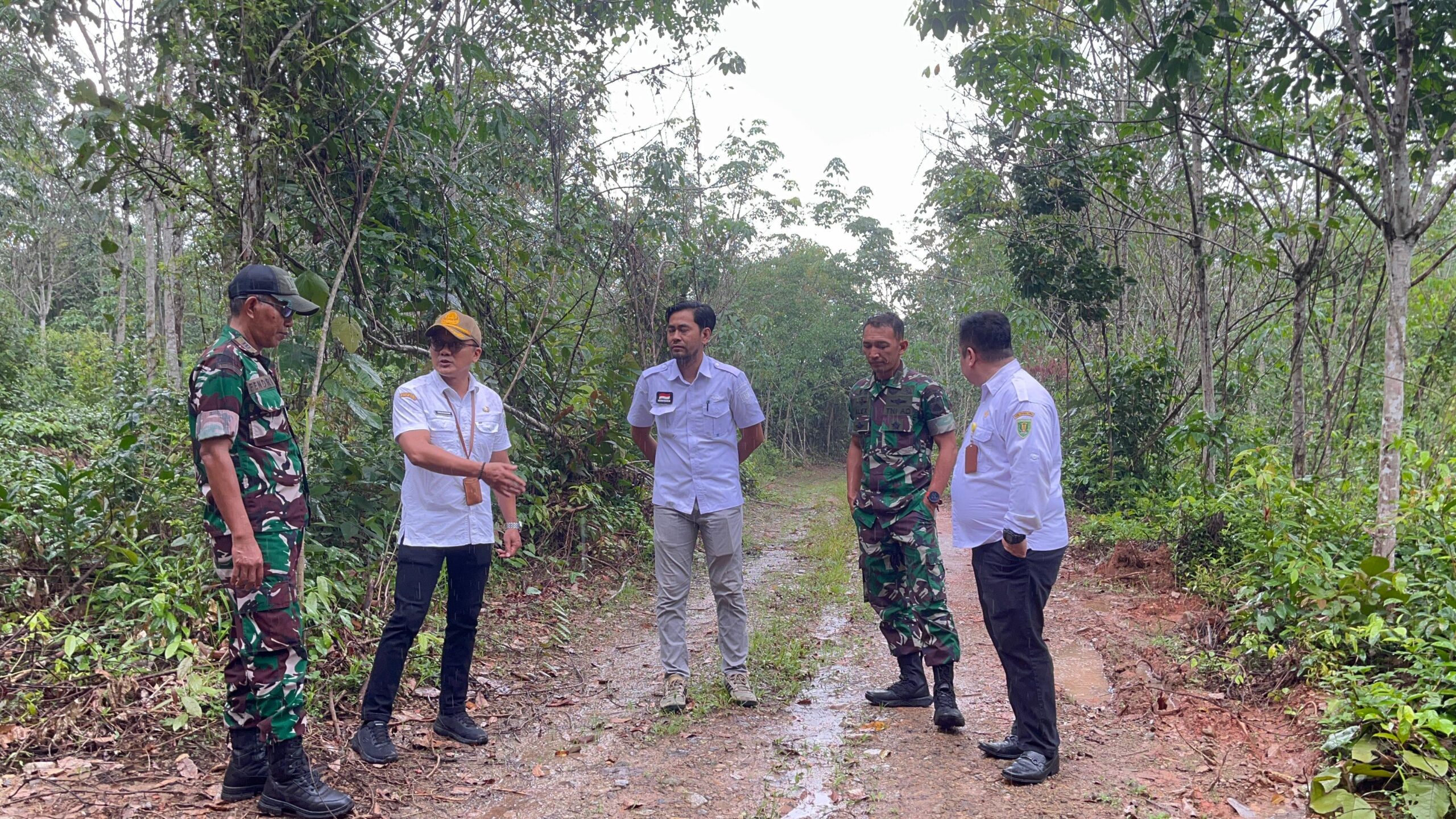 Langkah Awal TMMD 2026, Dandim 1008/Tabalong Cek Lokasi Sasaran di Desa Barimbun