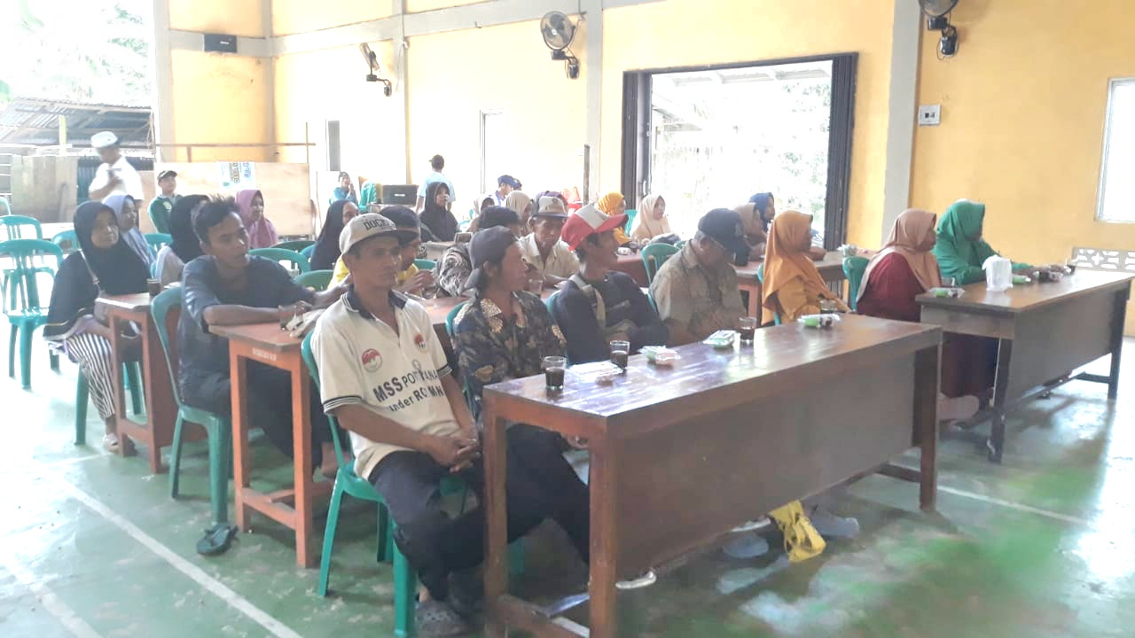 Babinsa Samustida Hadiri Kegiatan Laporan Pertanggungjawaban KSM dan Pelatihan KKP Dak Sanitasi Wilayah Binaan