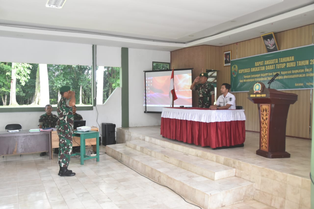 Koperasi Kartika Beringin Kodim 1002/HST Evaluasi Kinerja Melalui RAT Tahun 2025