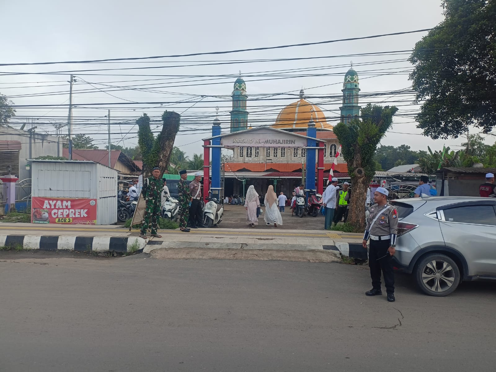 Personel Kodim 1008/Tabalong Diterjunkan, Sholat Idul Fitri Aman dan Lancar