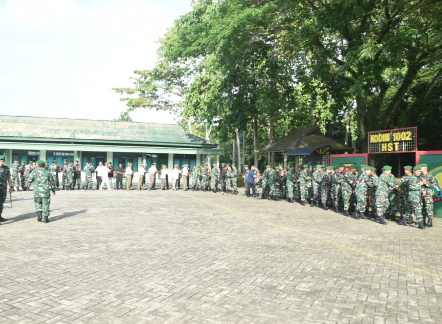 Halal Bihalal, Kodim 1002/HST Perkuat Silaturrahmi Dan Soliditas Anggota