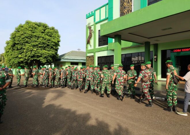 Halal Bihalal Bersama Personel, Dandim 1009/Tanah Laut Tekankan Pentingnya Kebersamaan dan Disiplin