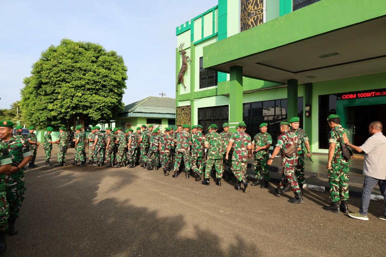 Halal Bihalal Bersama Personel, Dandim 1009/Tanah Laut Tekankan Pentingnya Kebersamaan dan Disiplin