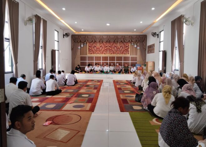 Momentum Halal Bihalal, Danramil Ajak Jaga Kekompakan dan Kondusifitas Wilayah Kebersamaan di Kelua