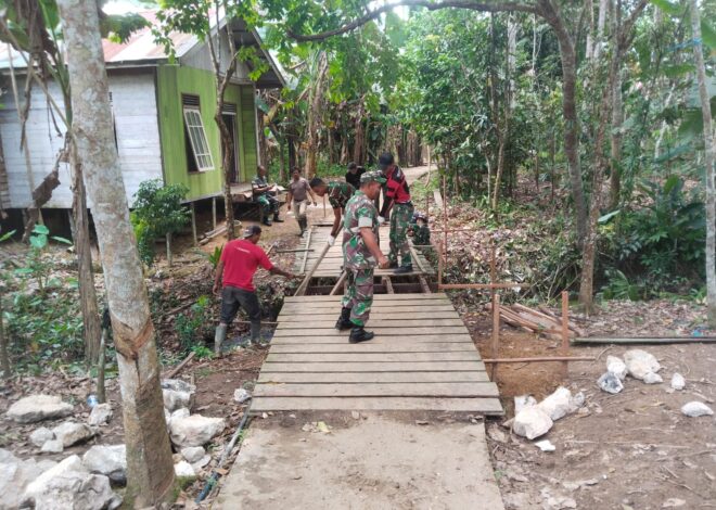 Pembangunan Jembatan Perintis Garuda Mulai Dikerjakan, Ditargetkan Rampung 1 Bulan