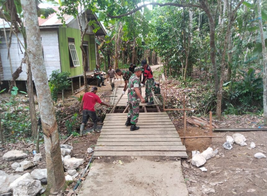 Pembangunan Jembatan Perintis Garuda Mulai Dikerjakan, Ditargetkan Rampung 1 Bulan