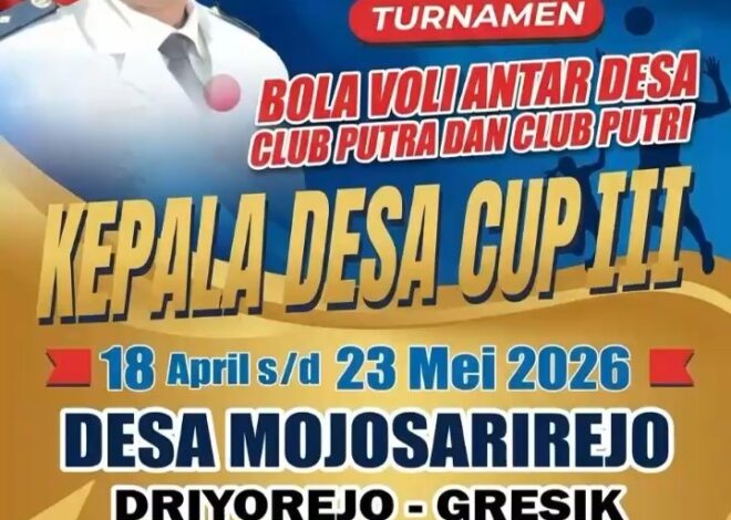 Turnamen Bola Voli Antar Desa “Kepala Desa Cup III” Mojosarirejo Resmi Digelar