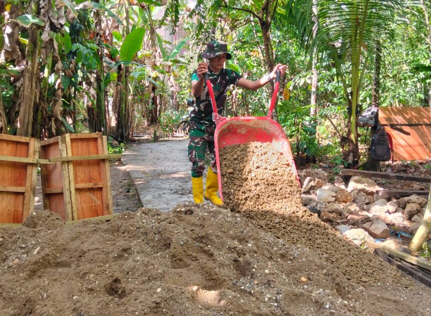 Butuh Tenaga Ekstra, Distribusi Material Jembatan Garuda Tetap Berjalan