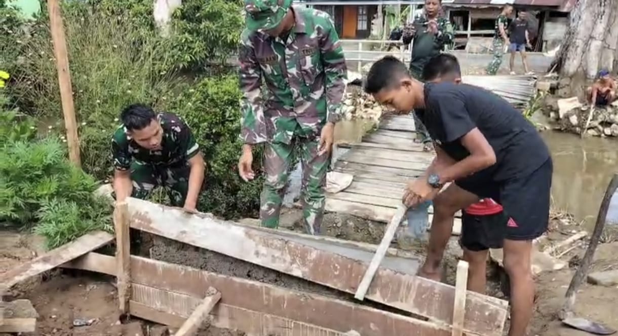 Sepekan Dikerjakan, Abutmen Jembatan Garuda Berhasil Dituntaskan