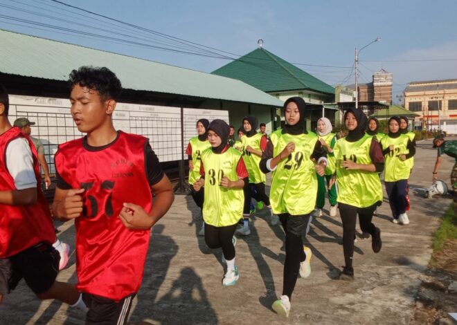 Kodim 1208/Sambas Gelar Tes Kesegaran Jasmani bagi Calon Paskibraka Tahun 2026