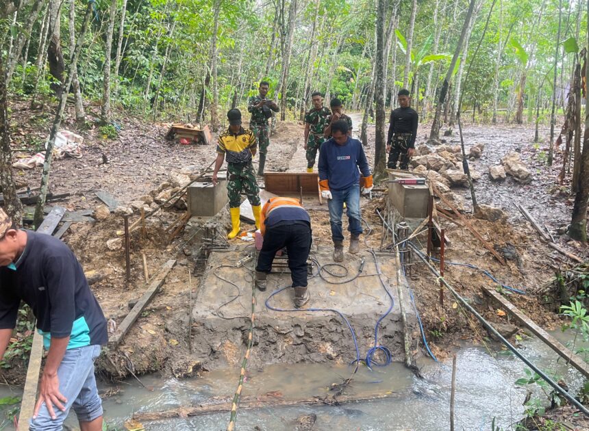 Pembangunan Jembatan Garuda Masuki Tahap Pemasangan Angkur Besi