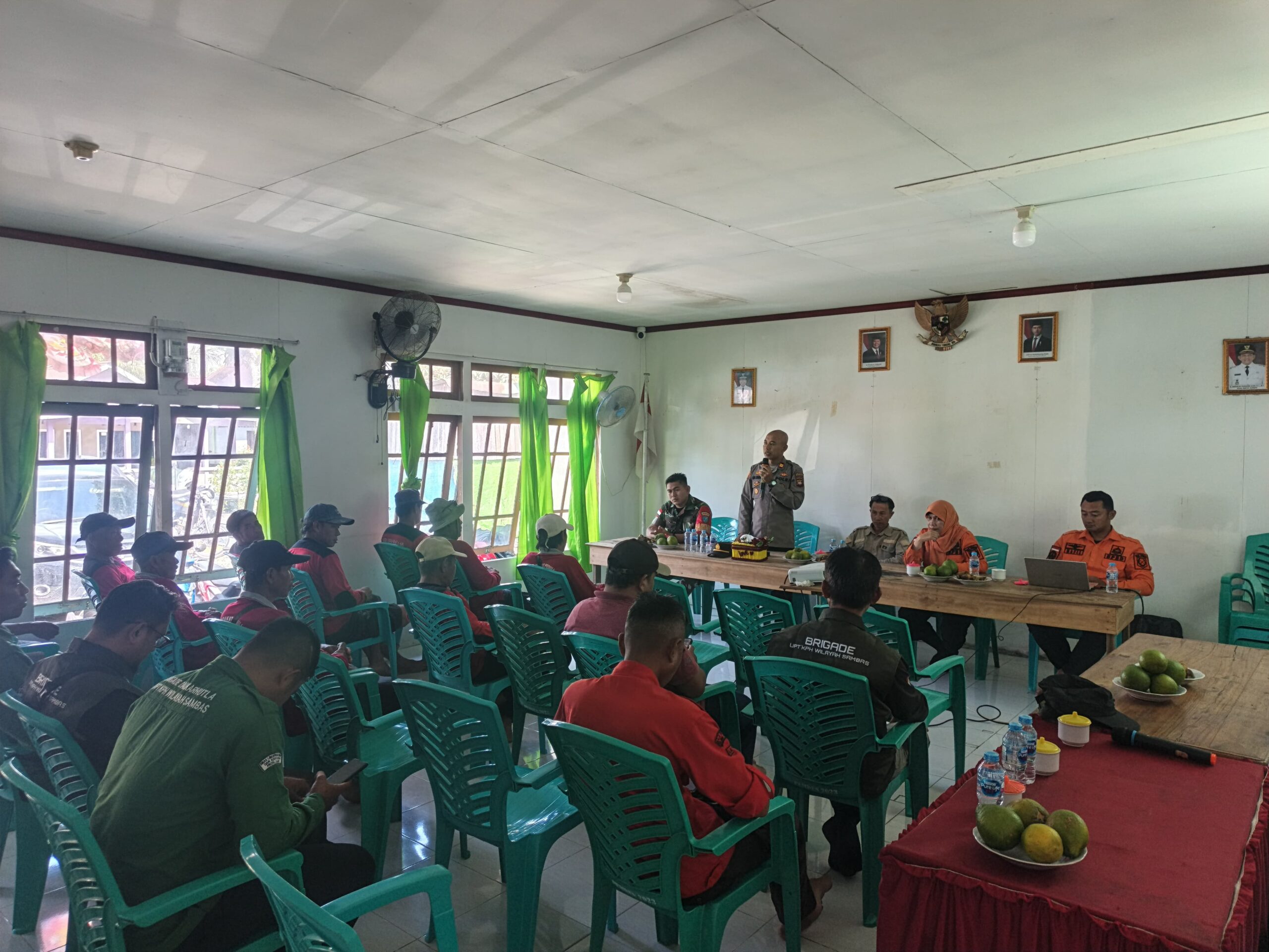 Cegah Pergaulan Bebas, Danpos Koramil 07/Teluk Keramat Hadiri Kegiatan Sosialisasi Pencegahan Kenakalan Remaja di Sekolah