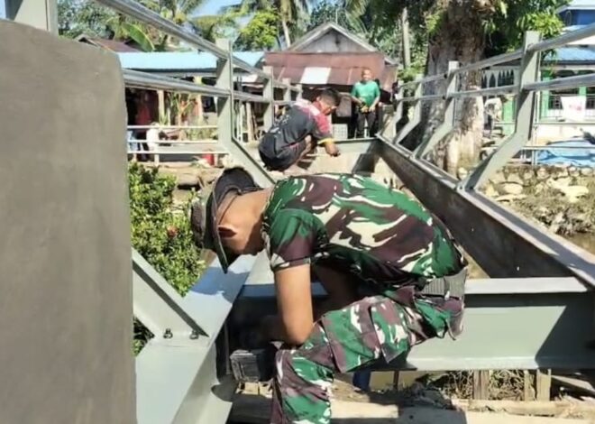 Tahap Penentu Dimulai, Pemasangan Rangka Besi Jembatan Garuda Berjalan Lancar