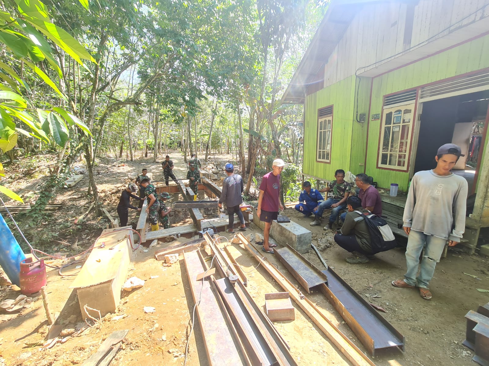 Progres Signifikan, Tahap Pengelasan Jadi Kunci Kekuatan Jembatan Garuda