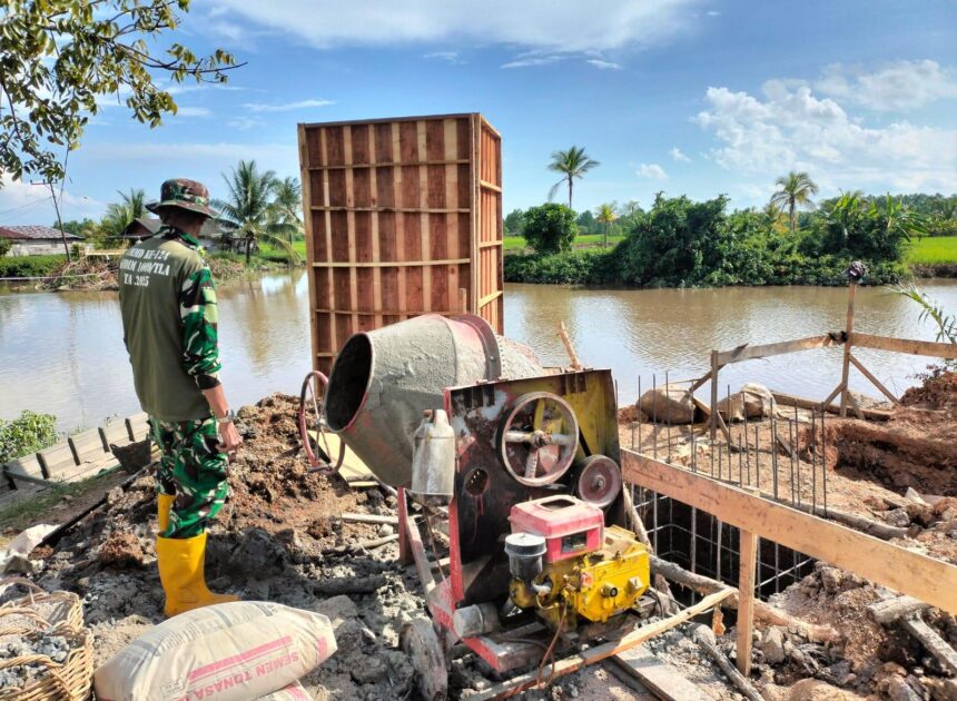 Proses Pembangunan Jembatan Garuda Terus Berlanjut, Pengecoran Pondasi Cakar Ayam Dikerjakan