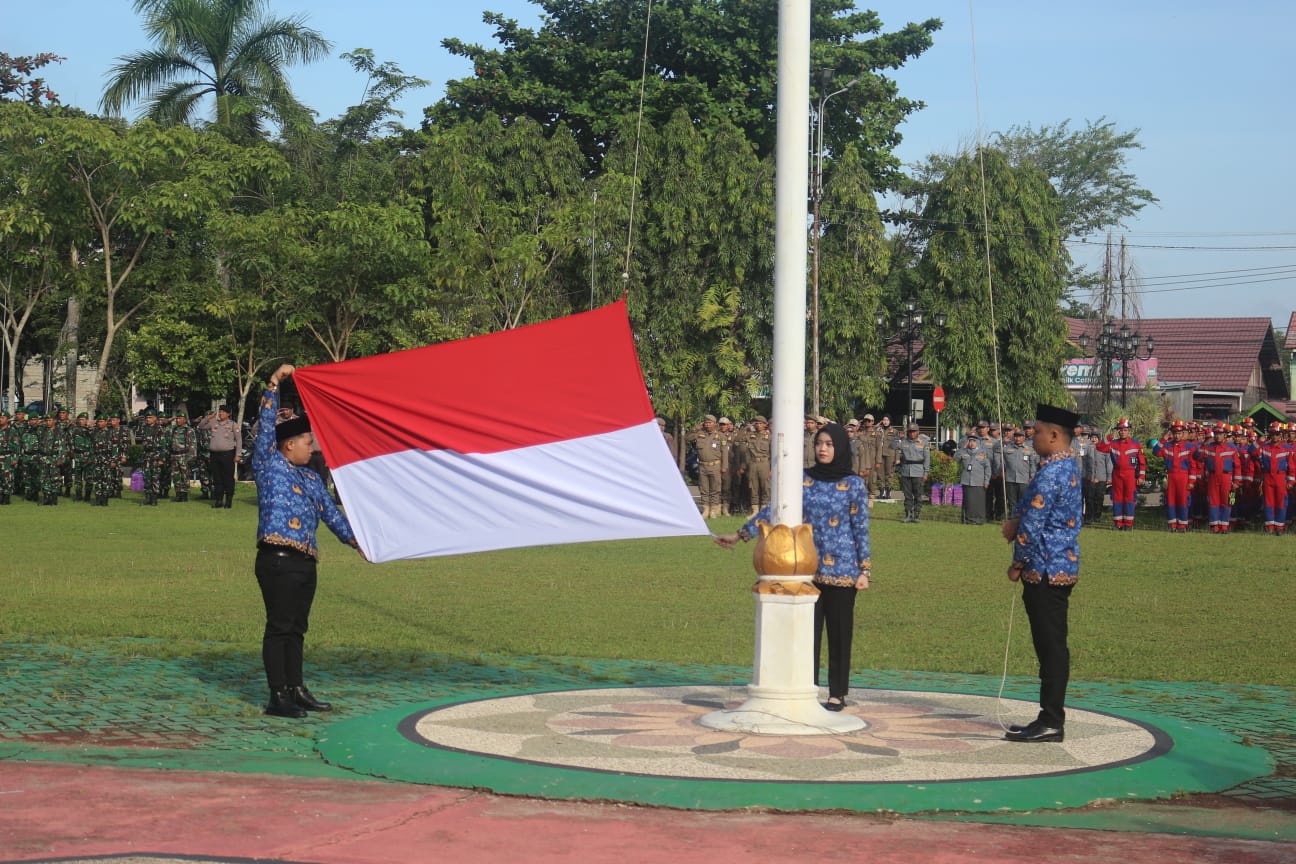 Upacara HKN Tabalong Berlangsung Khidmat, TNI Hadir Dukung Sinergitas