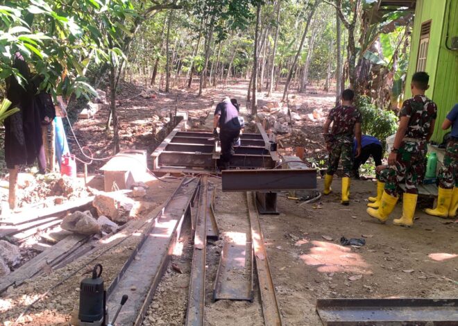 Satgas Solid, Pembangunan Jembatan Garuda Kian Maju