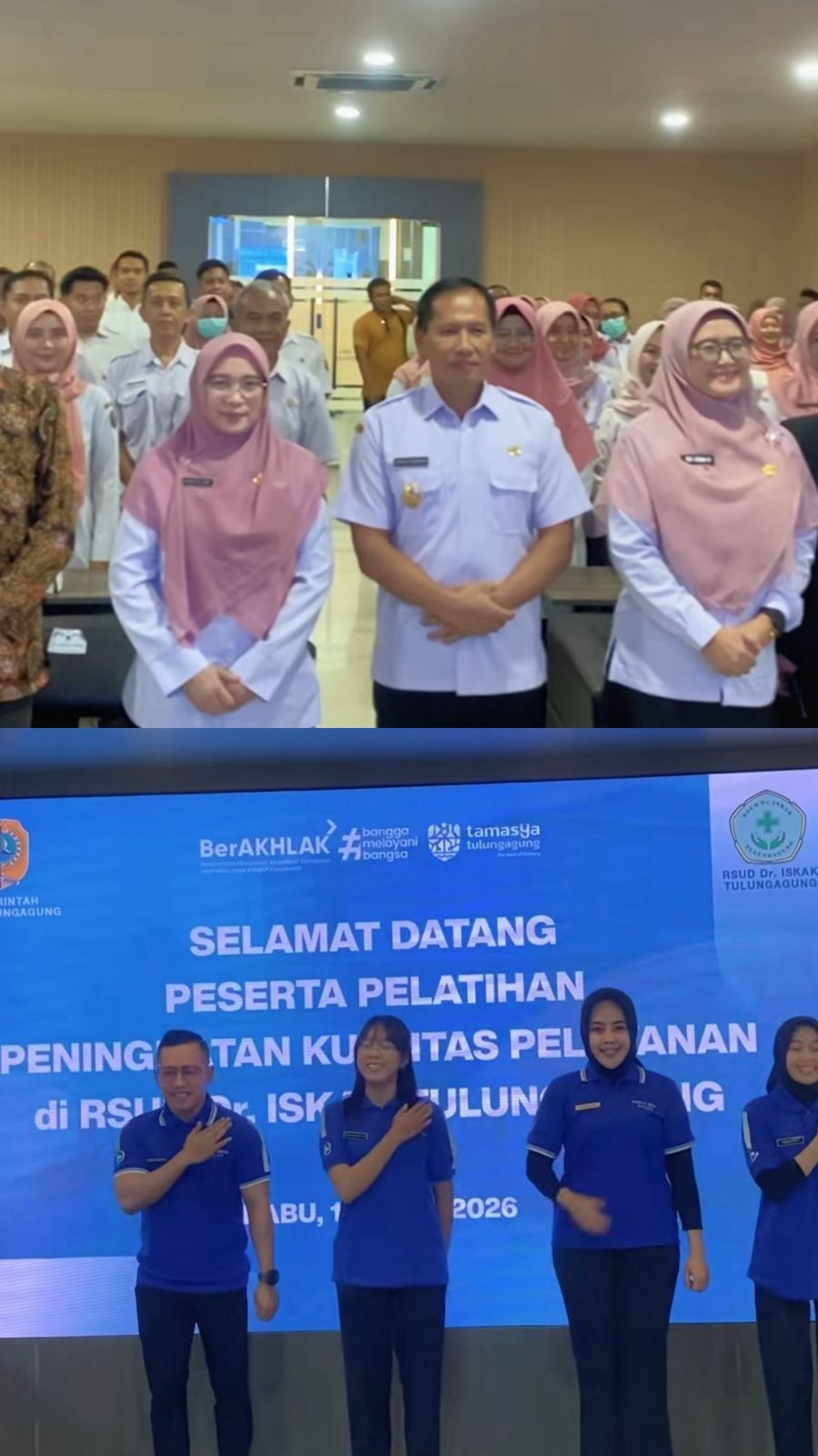 RSUD dr.iskak menggelar pelatihan berbasis pendekatan humanistik melalui program “SEHATI” .