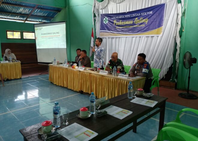 Tingkatkan Kesehatan Masyarakat, Danramil 1208-07/Teluk Keramat Hadiri Lokakarya Mini Lintas Sektor Bidang Kesehatan