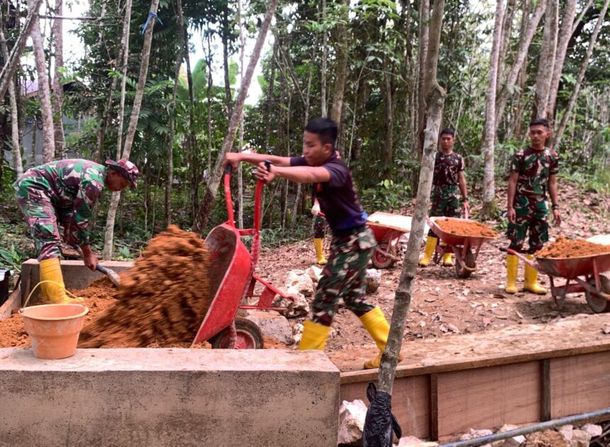 Demi Konstruksi Kuat, Pengerasan Pondasi Jembatan Garuda Terus Berlanjut