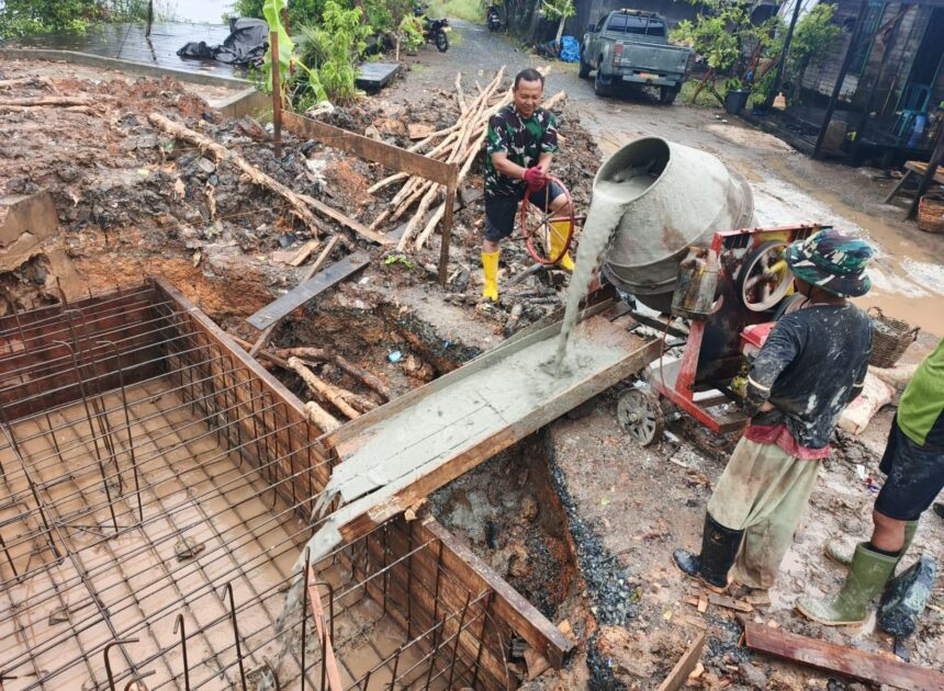 Pondasi Menara Pylon Tuntas, Perakitan Besi Angkur Box Jembatan Garuda Dikebut