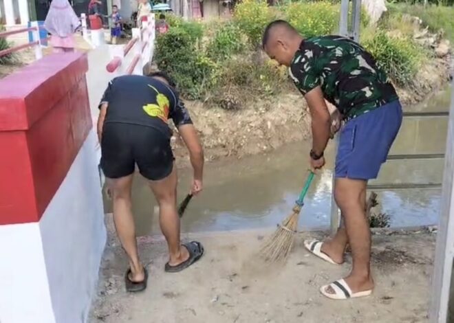 Kolaborasi Satgas dan Warga, Jembatan Garuda Kian Siap Diresmikan