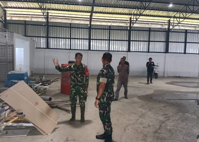 Dandim 1208/Sambas Tinjau Pembangunan Koperasi Desa/Kelurahan Merah Putih di Wilayah Kabupaten Sambas