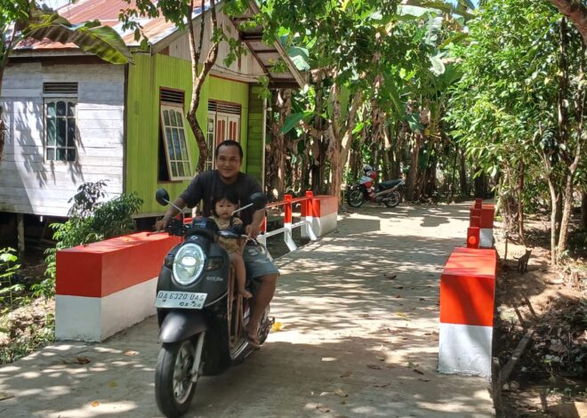 Pembangunan Tuntas, Jembatan Perintis Garuda Jadi Kebanggaan Warga Mangkusip