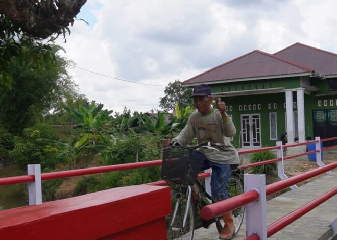 Jembatan Garuda Desa Paya Besar Siap Difungsikan, Pembangunan Tuntas 100 Persen