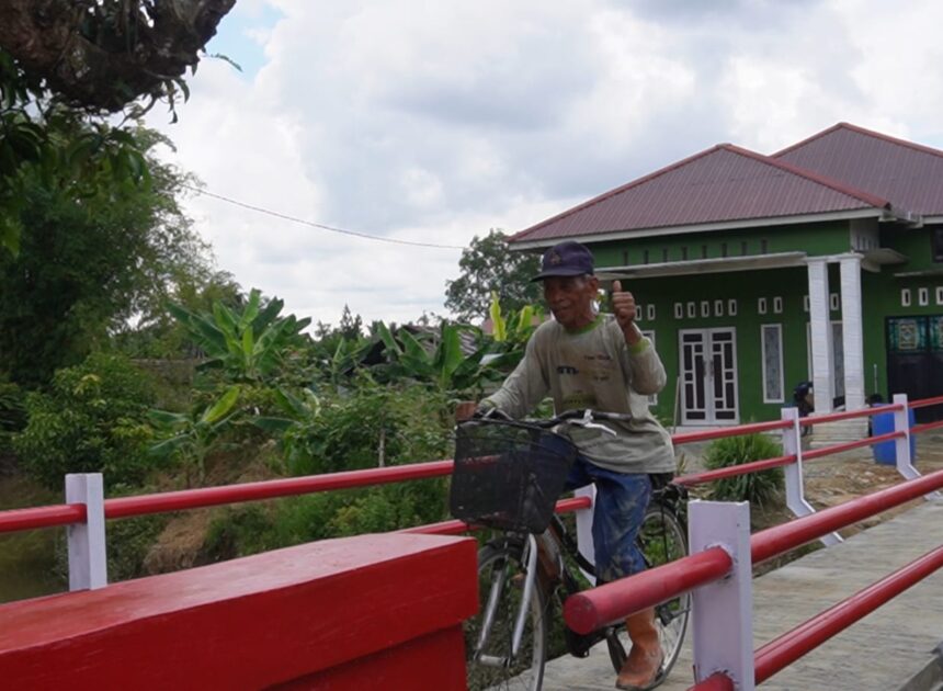 Jembatan Garuda Desa Paya Besar Siap Difungsikan, Pembangunan Tuntas 100 Persen