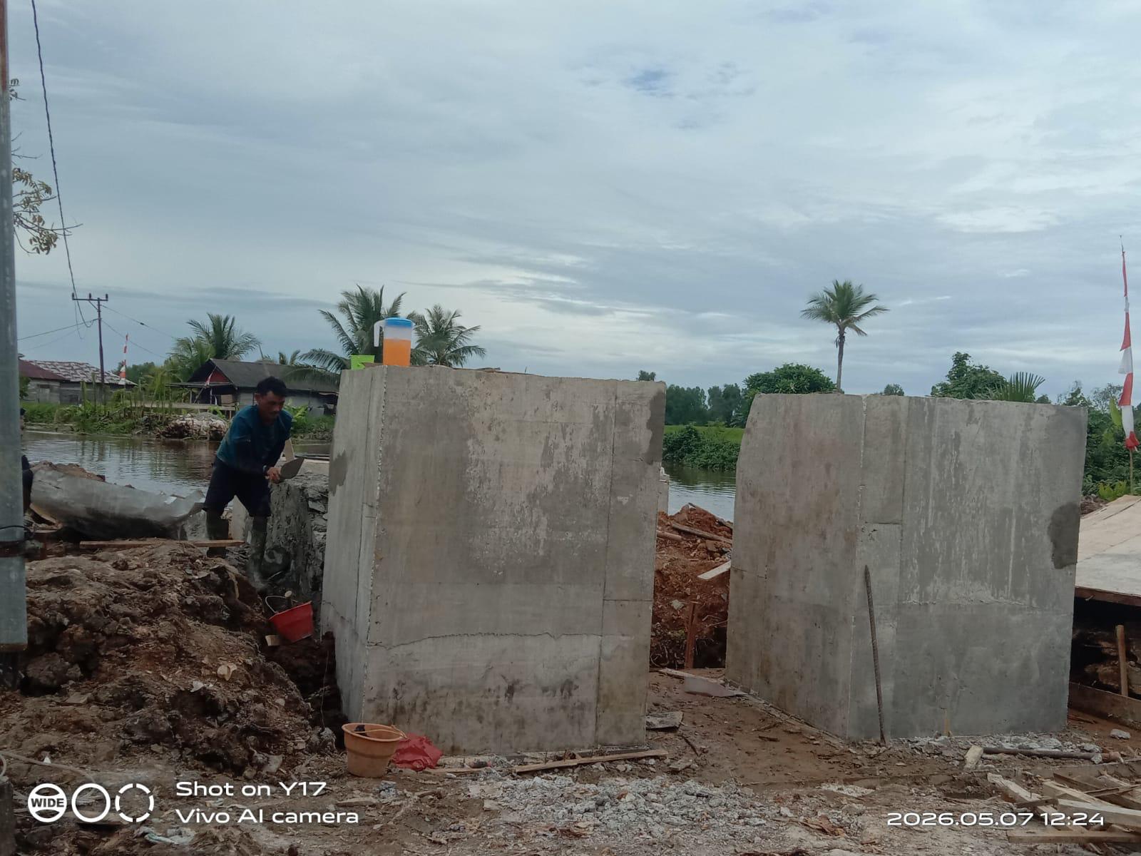 Bligisting Angkur Box Tepi Dekat Dibongkar, Progres Jembatan Garuda Terus Melaju