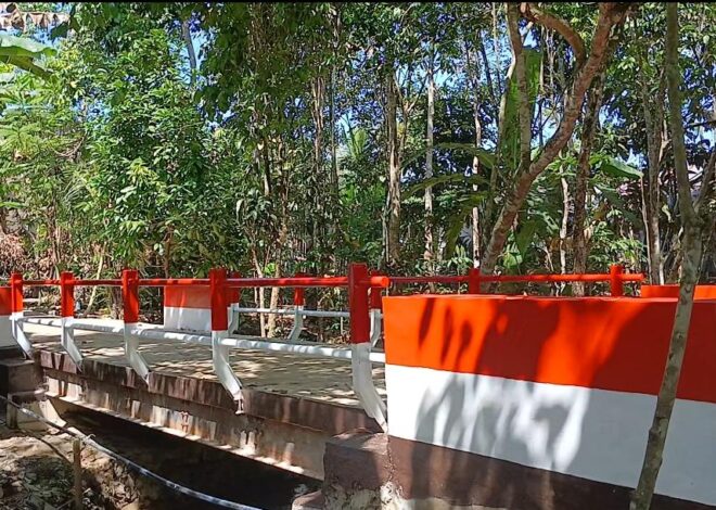 Jembatan Perintis Garuda di Desa Mangkusip Rampung, Warga Sampaikan Terima Kasih kepada Presiden dan TNI