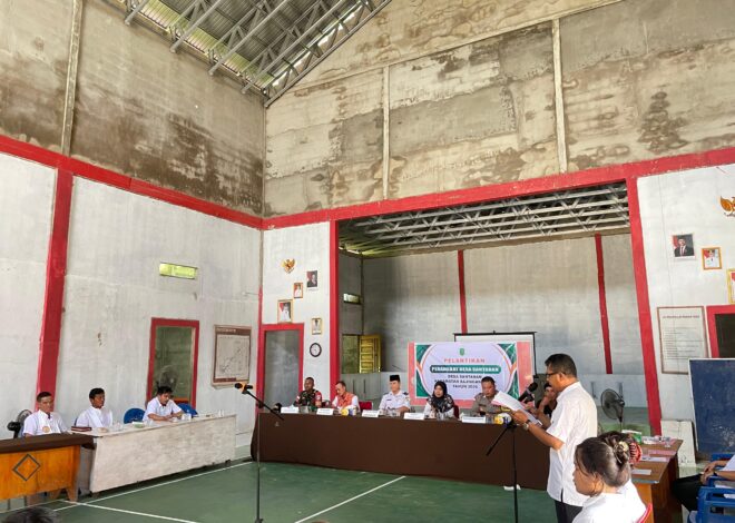 Babinsa Santaban Hadiri Pelantikan Perangkat Desa di Wilayah Binaan