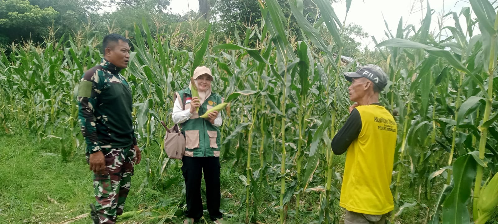 Petani Desa Ayuang Ucapkan Terima Kasih atas Pendampingan Babinsa Saat Panen Jagung