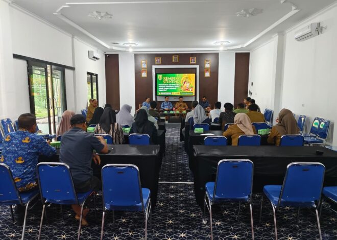 Bentuk Perhatian Babinsa terhadap Anak Bangsa, Rembuk Stunting Digelar di Murung Karangan