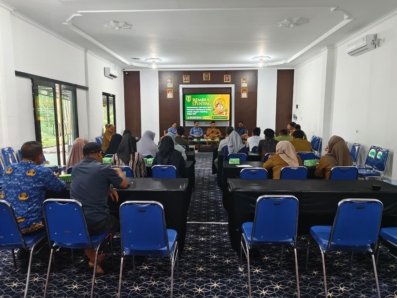 Bentuk Perhatian Babinsa terhadap Anak Bangsa, Rembuk Stunting Digelar di Murung Karangan