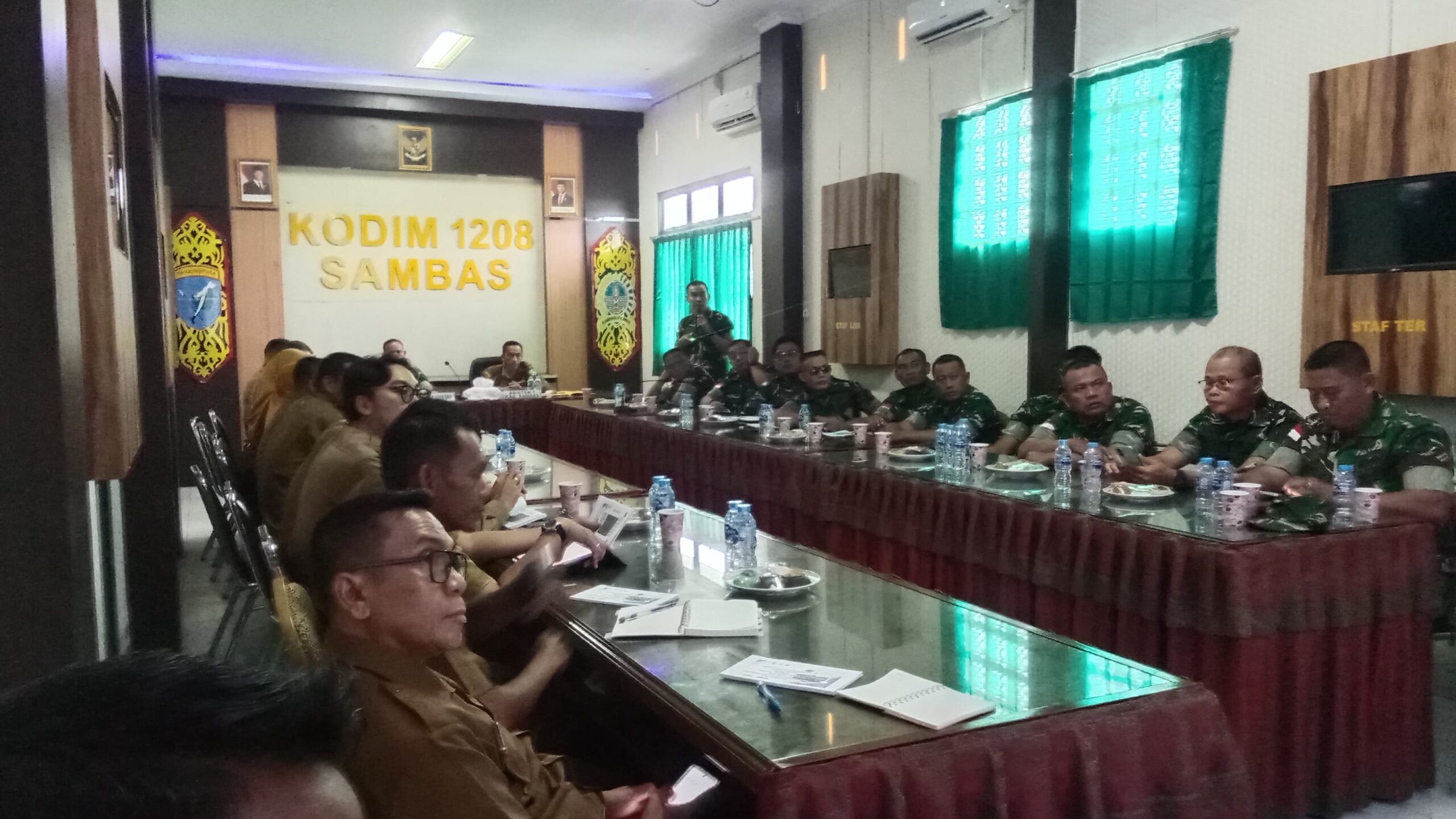Kodim 1208/Sambas Gelar Rapat Koordinasi TMMD Ke-129 Tahun 2026
