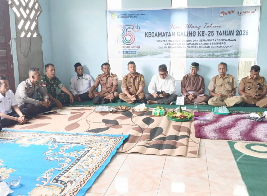 Wakili Danramil Batibung Koramil 07/Teluk Keramat Hadiri Peringatan HUT Ke25 Kecamatan Galing