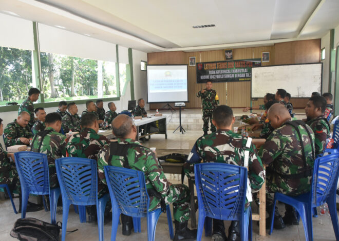 Kodim 1002/HST Tingkatkan Kemampuan Prajurit Lewat Latihan Sistem Blok Karhutla
