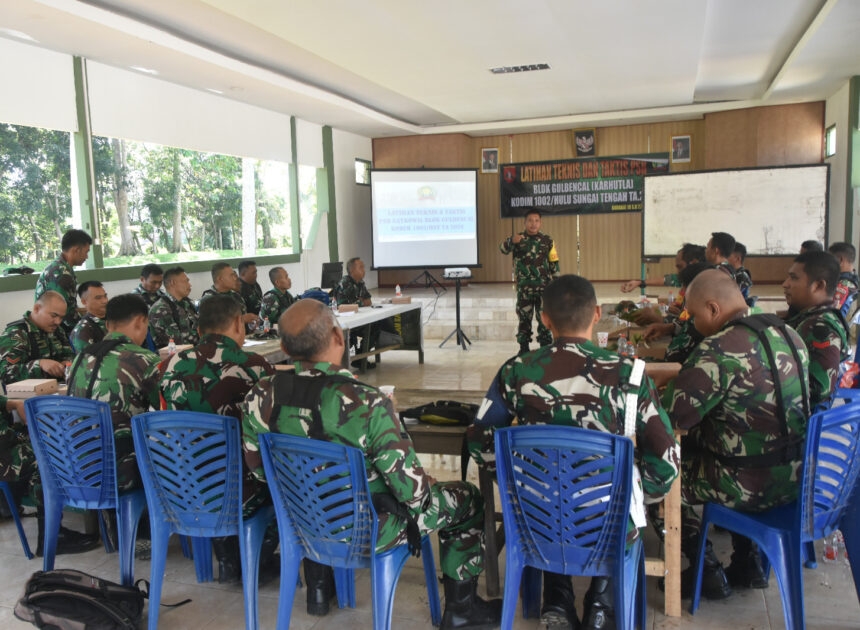 Kodim 1002/HST Tingkatkan Kemampuan Prajurit Lewat Latihan Sistem Blok Karhutla