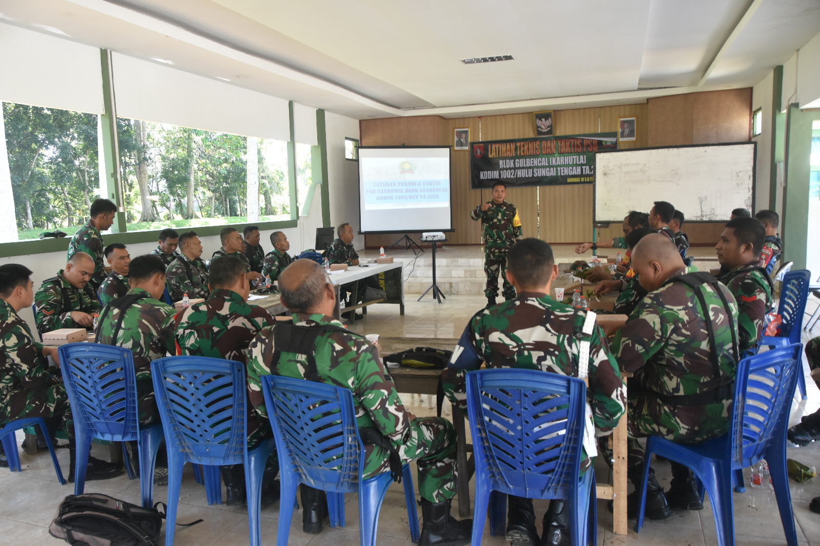 Kodim 1002/HST Tingkatkan Kemampuan Prajurit Lewat Latihan Sistem Blok Karhutla
