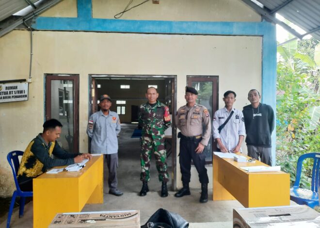 Pemilihan Ketua RT Desa Binjai Pemangkih Berlangsung Aman dengan Pengawalan Babinsa Dan Bhabinkamtibmas