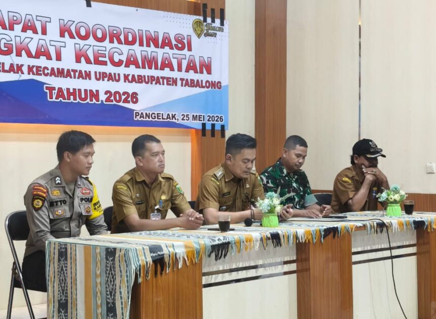 Sinergitas Antar Instansi Diperkuat Melalui Rakor Bulanan Kecamatan Upau