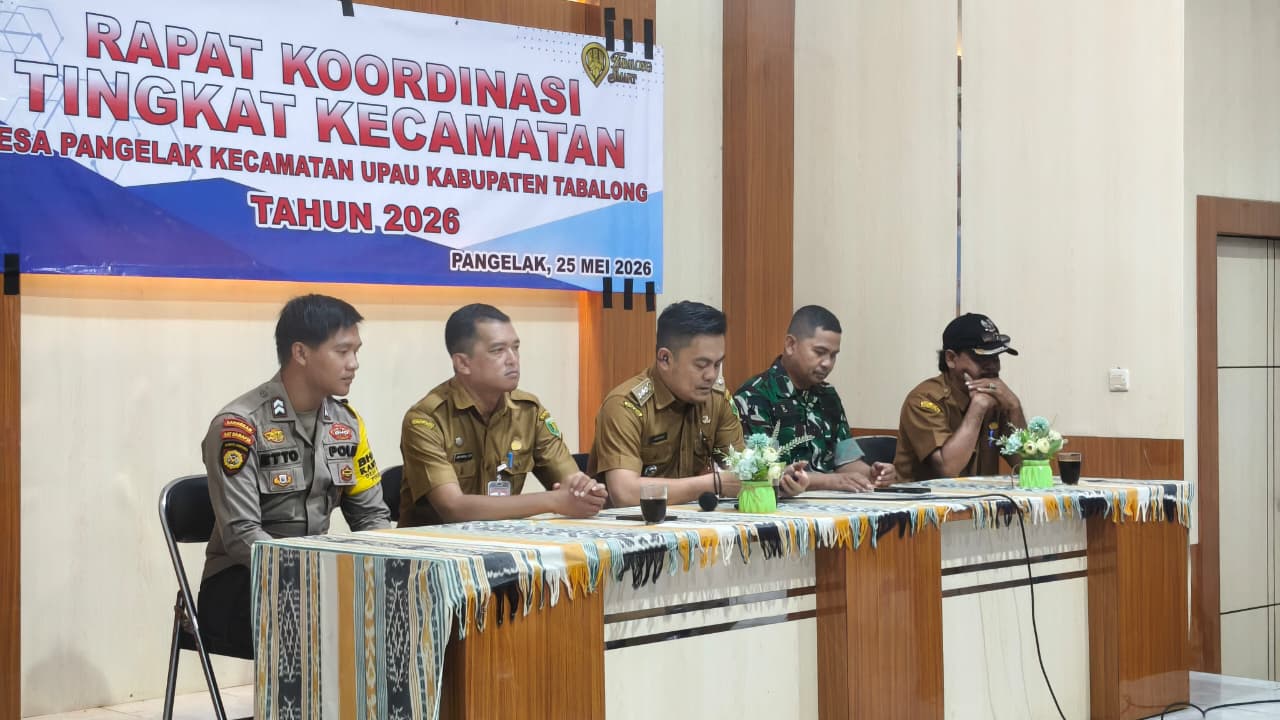 Sinergitas Antar Instansi Diperkuat Melalui Rakor Bulanan Kecamatan Upau