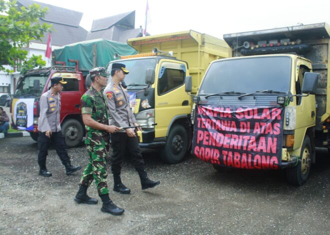 Dandim 1008/Tabalong Hadiri Aksi Damai Sopir Truk, Aspirasi Kelangkaan Solar Subsidi Disampaikan ke DPRD