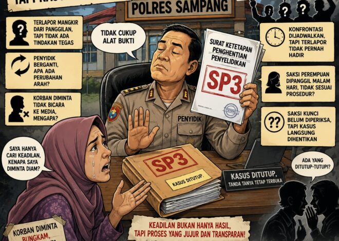 KABAR-KABAR Surat SP3 Terbit, Kejanggalan Menguat: Siapa Lindungi Terlapor Kasus Penganiayaan di Sampang?