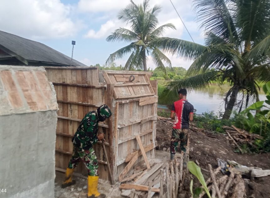 Telah Mengeras, Bekisting Angkur Box Tepi Jauh Dibongkar