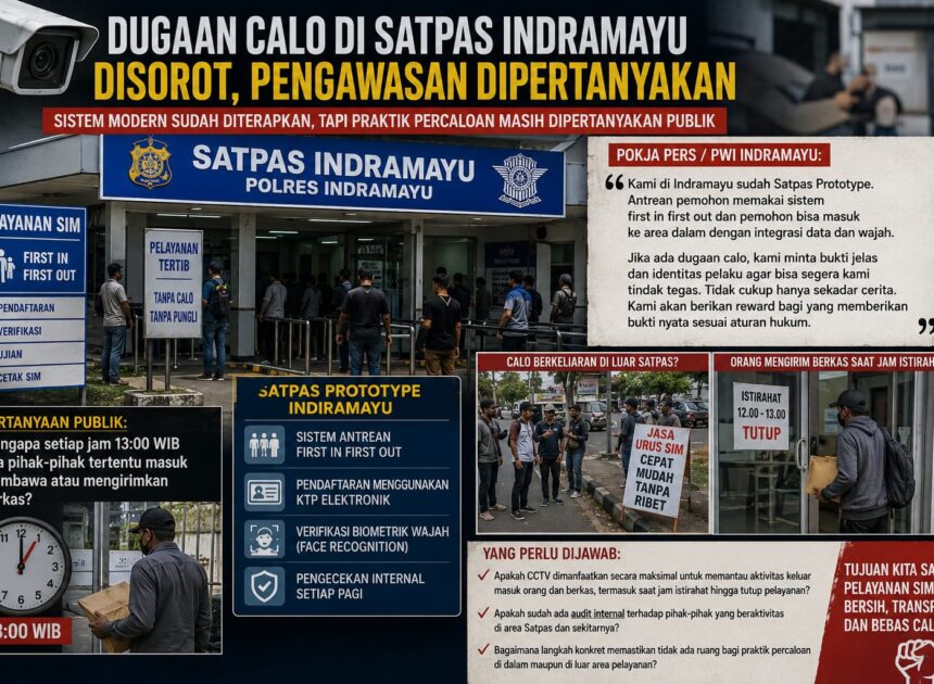 KABAR-KABAR, Dugaan Calo di Satpas Indramayu Disorot, Perdebatan Antara Media dan Pengelola Pelayanan Mencuat