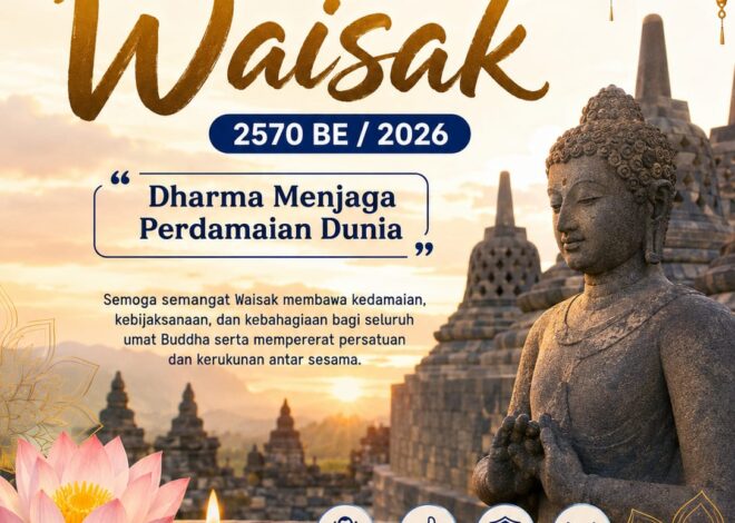 Satpas Indramayu Sampaikan Ucapan Selamat Hari Raya Waisak 2570 BE/2026, Gaungkan Pesan Perdamaian