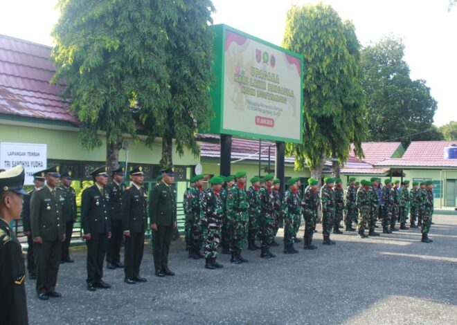 Kodim 1008/Tabalong Peringati Hari Lahir Pancasila, Kobarkan Semangat Cinta Tanah Air